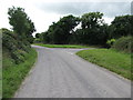 The Ballysallagh junction on the Ballycruttle Road