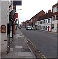 Artwork on a Castle Street wall, Salisbury