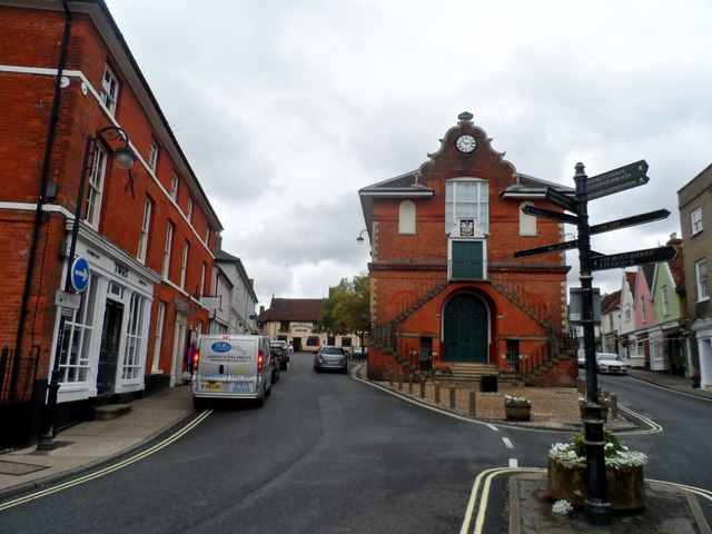 Theatre Street and the Old Court House, Woodbridge