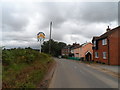 Butley, houses and village sign