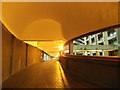 TQ3281 : Barbican tour: covered walkway by Stephen Craven