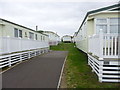 SY6676 : Wyke Regis, holiday park by Mike Faherty