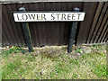 TM0434 : Lower Street sign by Geographer