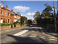 Burgh Heath Road at the junction of Church Street