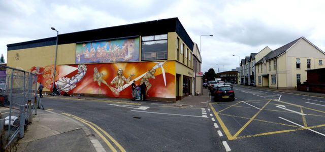 Panoramic view, Dublin Road, Omagh