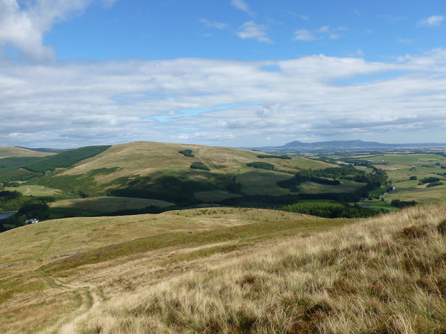 Seamab Hill, looking towards Lendrick Hill