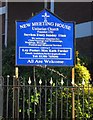 SO8376 : Information board outside New Meeting House (Unitarian Church), Church Street, Kidderminster by P L Chadwick