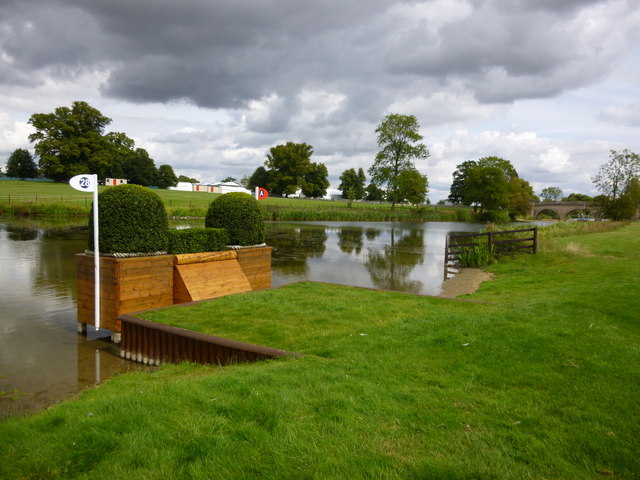Fence 28 - The Anniversary Splash at Burghley 2014