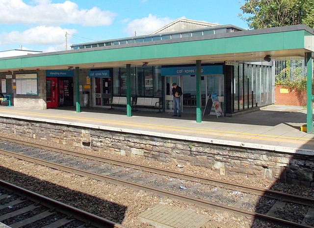 Cafexpress Shop Bridgend Railway © Jaggery Cc By Sa20 Geograph