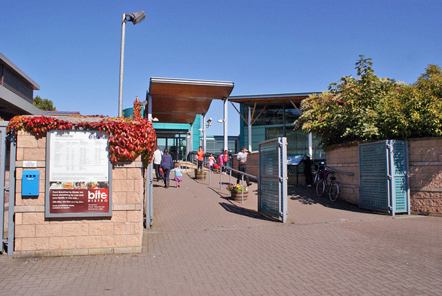 Inverness Leisure, public entrance
