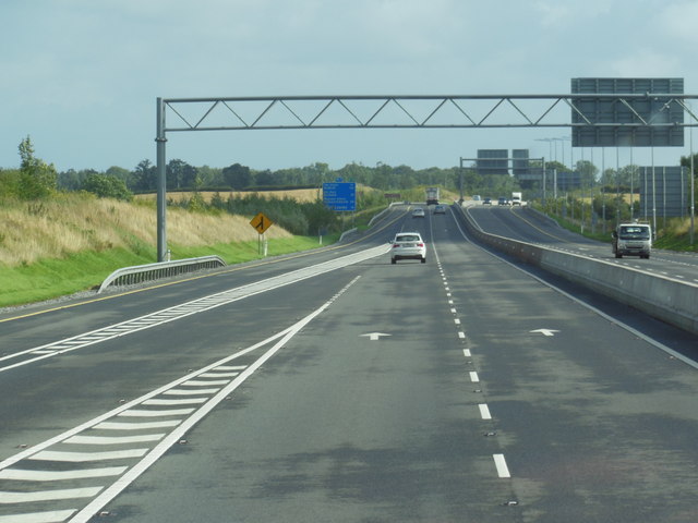 The M7 / E20 towards junction 19