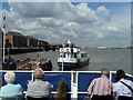 Ferry leaving pier, Gravesend