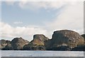 NR2171 : Sanaig Rocks viewed from the sea by Becky Williamson
