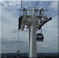 TQ3980 : Emirates Cable Car - Approaching a pylon by Rob Farrow