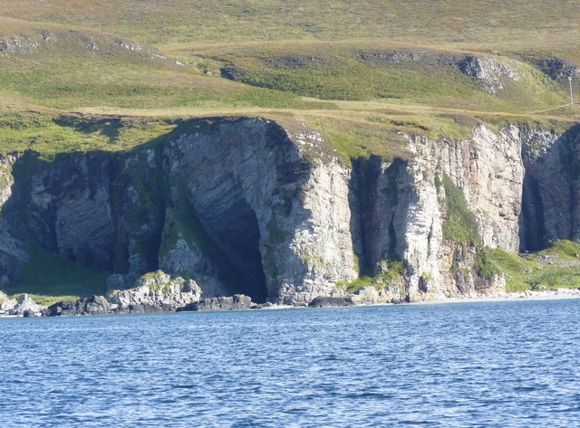 One of the Bolsa caves, viewed from the sea