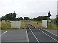 Level crossing near Potland Bridge