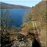 SH5860 : Lakeside railway, Llyn Padarn by Jaggery
