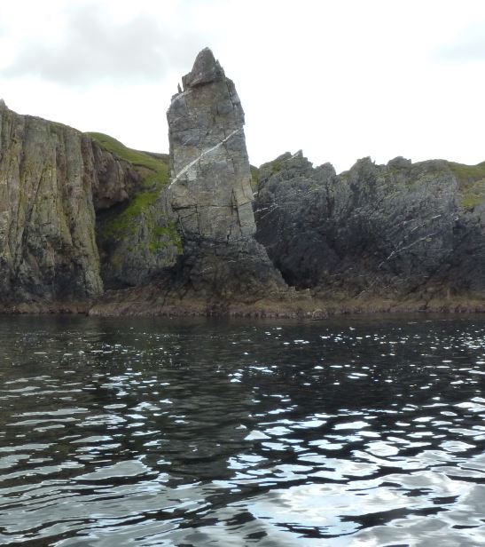 Soldier's Rock from the sea, Islay