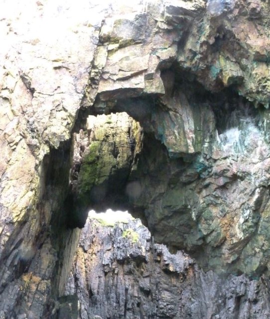 Natural arch and cave, Soldier's Rock, Islay