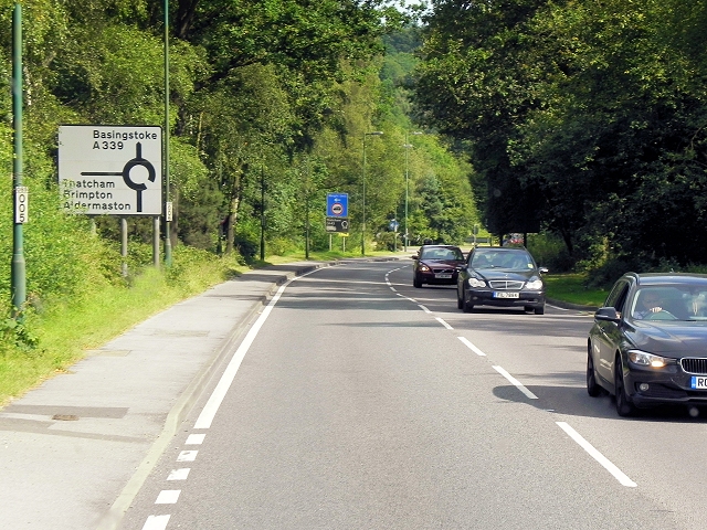 A339 South of Greenham Common