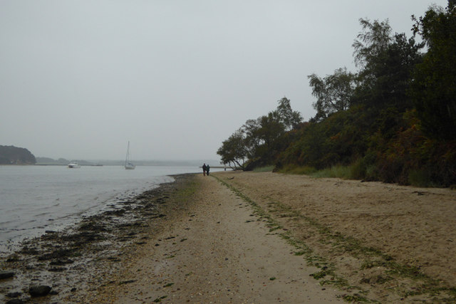 Shipstal Point beach in the rain