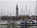 TA2810 : Grimsby docks marina by Steve  Fareham
