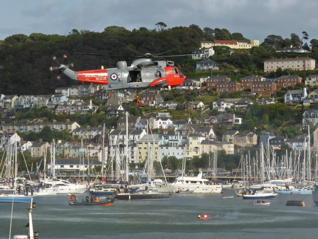 Dartmouth Regatta - air sea rescue display