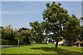 The view when sitting on the village green at Inglewhite