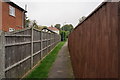 Footpath leading to Louth Road, Holton le Clay