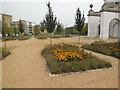 Flowerbed in Caledonian Park