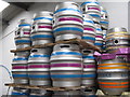 Casks at Blue Bee Brewery