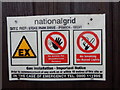 National Grid 195241 sign