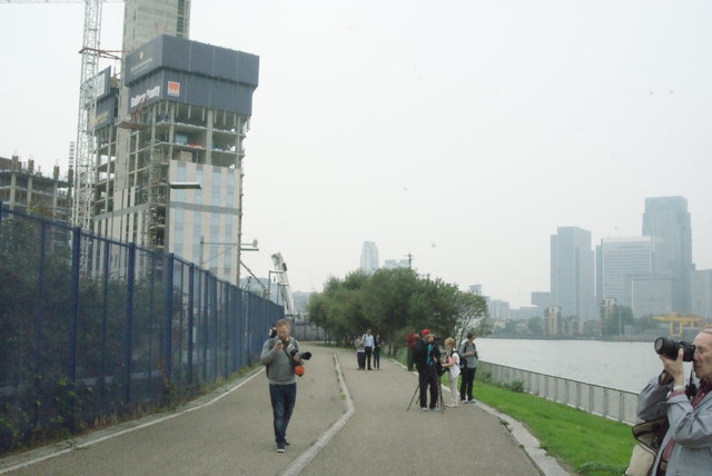 View of the Isle of Dogs from the Greenwich Peninsula