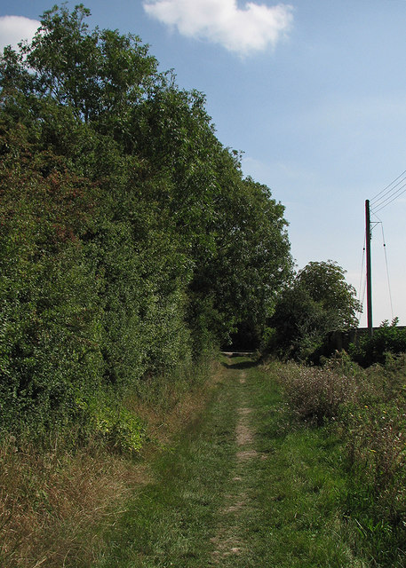 Haslingfield: footpath near Lesanna Farm