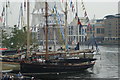 View of Tall Ships Festival vessels docked in Wood Wharf #4