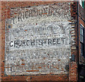 Ghost sign, Boar Lane, Newark-on-Trent