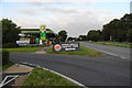 The entrance to Bilbrough Top services