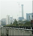 View of Baltimore Tower and the Isle of Dogs from the Greenwich Peninsula