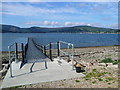 New dinghy pontoon at Holy Isle