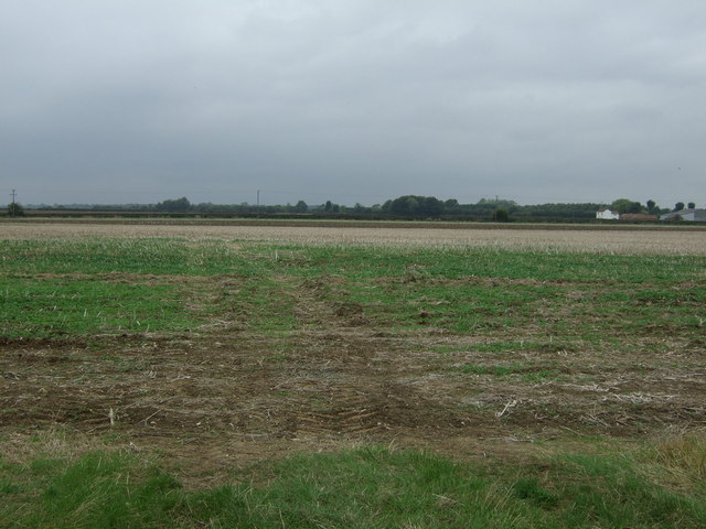 Farmland west of Lissingley Lane