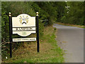 SK7977 : Rampton village entrance sign by Alan Murray-Rust