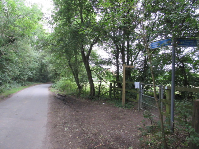 Cycle Route 21 meets Scotshall Lane