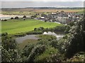 View to Alnmouth from Alnmouth Common