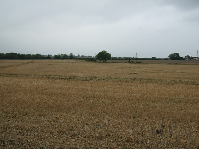 Stubble field east of Lincoln