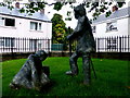 "Digging for potatoes" sculpture, Omagh