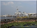 NATO warships in Cardiff Bay