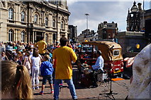 TA0928 : Dancers at Queen Victoria Square, Hull by Ian S