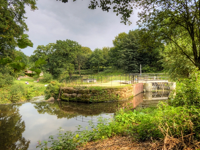 River Bollin at Quarry Bank Mill