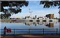 NATO warships in Cardiff Bay: FNS La Motte-Picquet