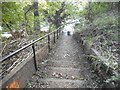 Steps leading to Blythwood Road from Parkland Walk